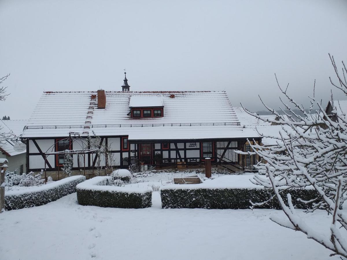 Pension Toepferhof บาด แบร์คา ภายนอก รูปภาพ